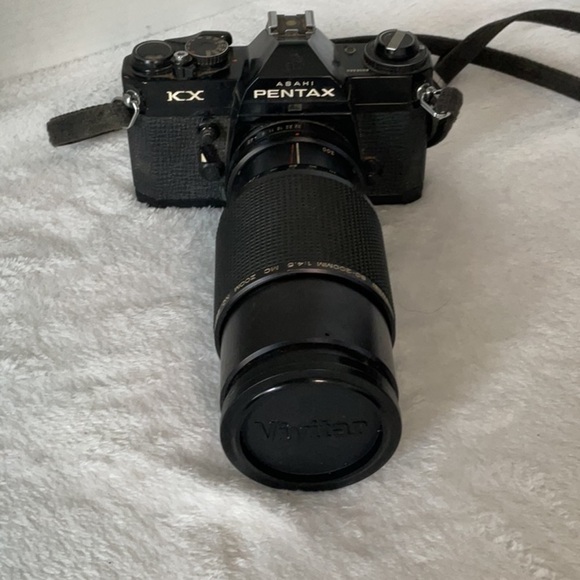 Pentax KX Black SLR with Vivitar Lens asahi - Picture 1 of 5
